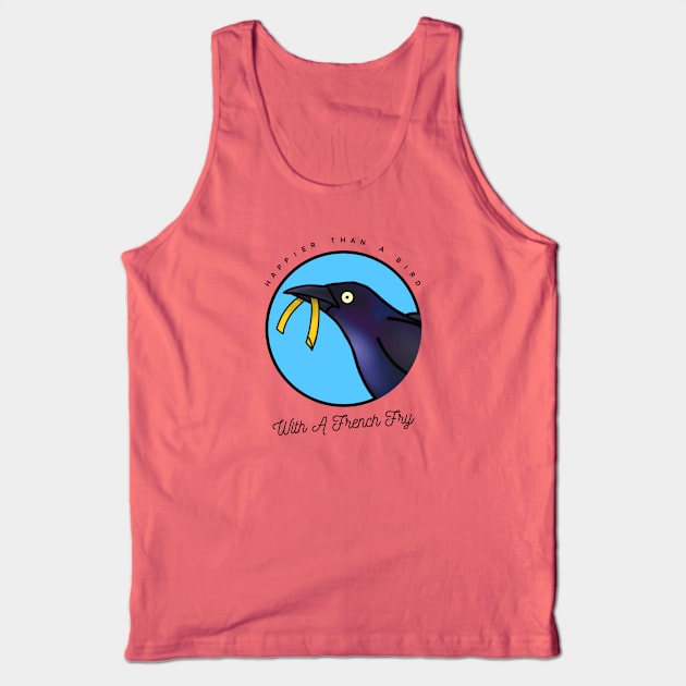 Happy Grackle (Small Print) Tank Top by Aeriskate